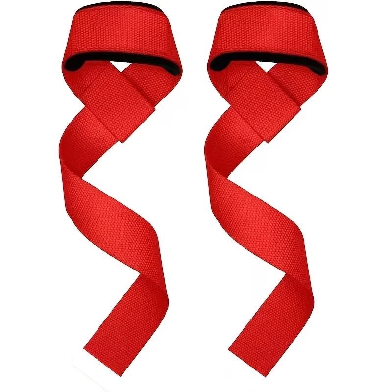 Red Weight Lifting Straps